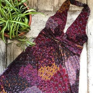 Halter Top Printed Dress